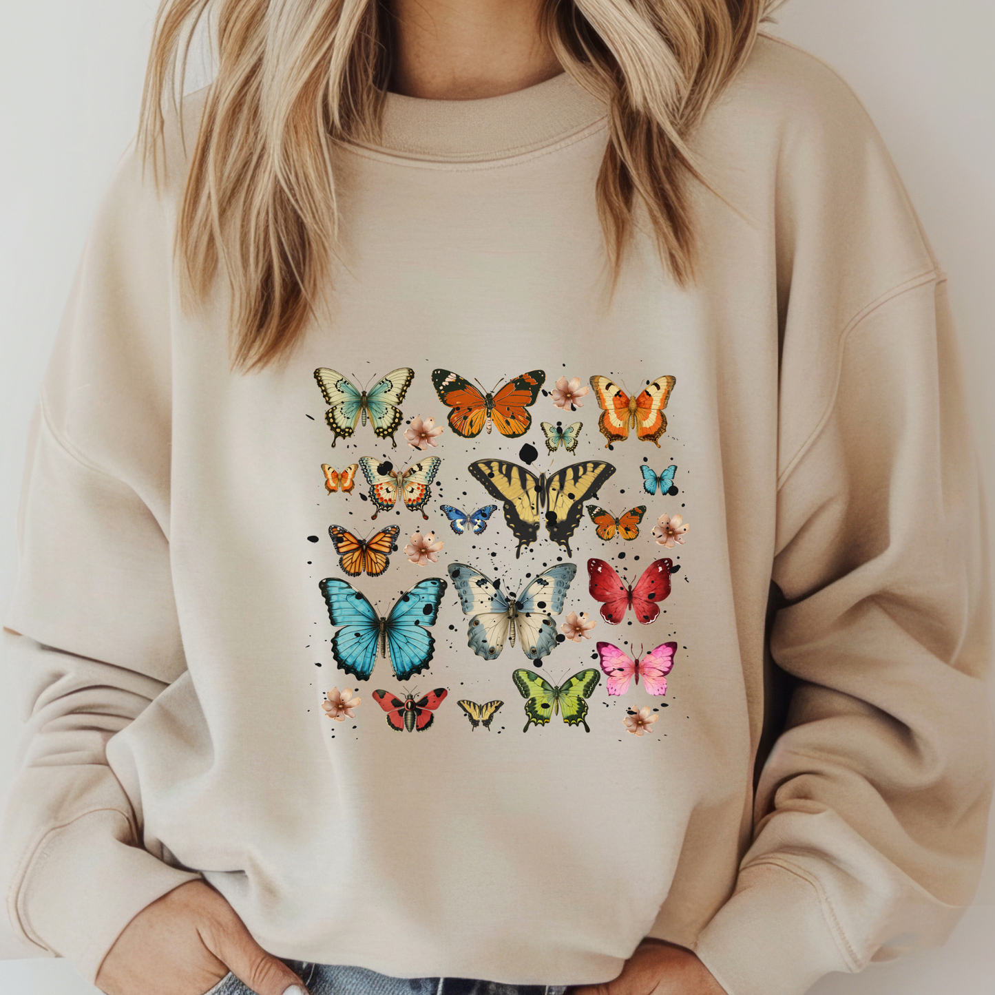 Vintage Butterfly Sweatshirt