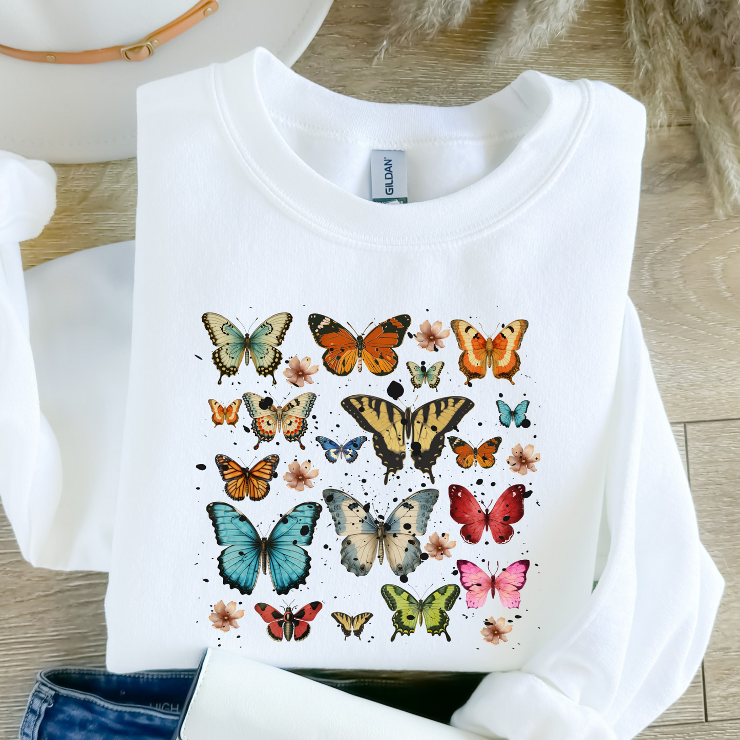 Vintage Butterfly Sweatshirt