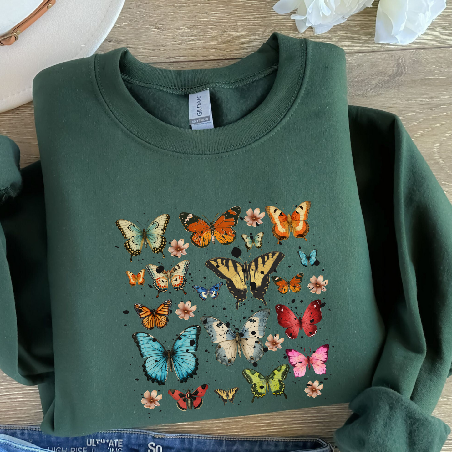 Vintage Butterfly Sweatshirt