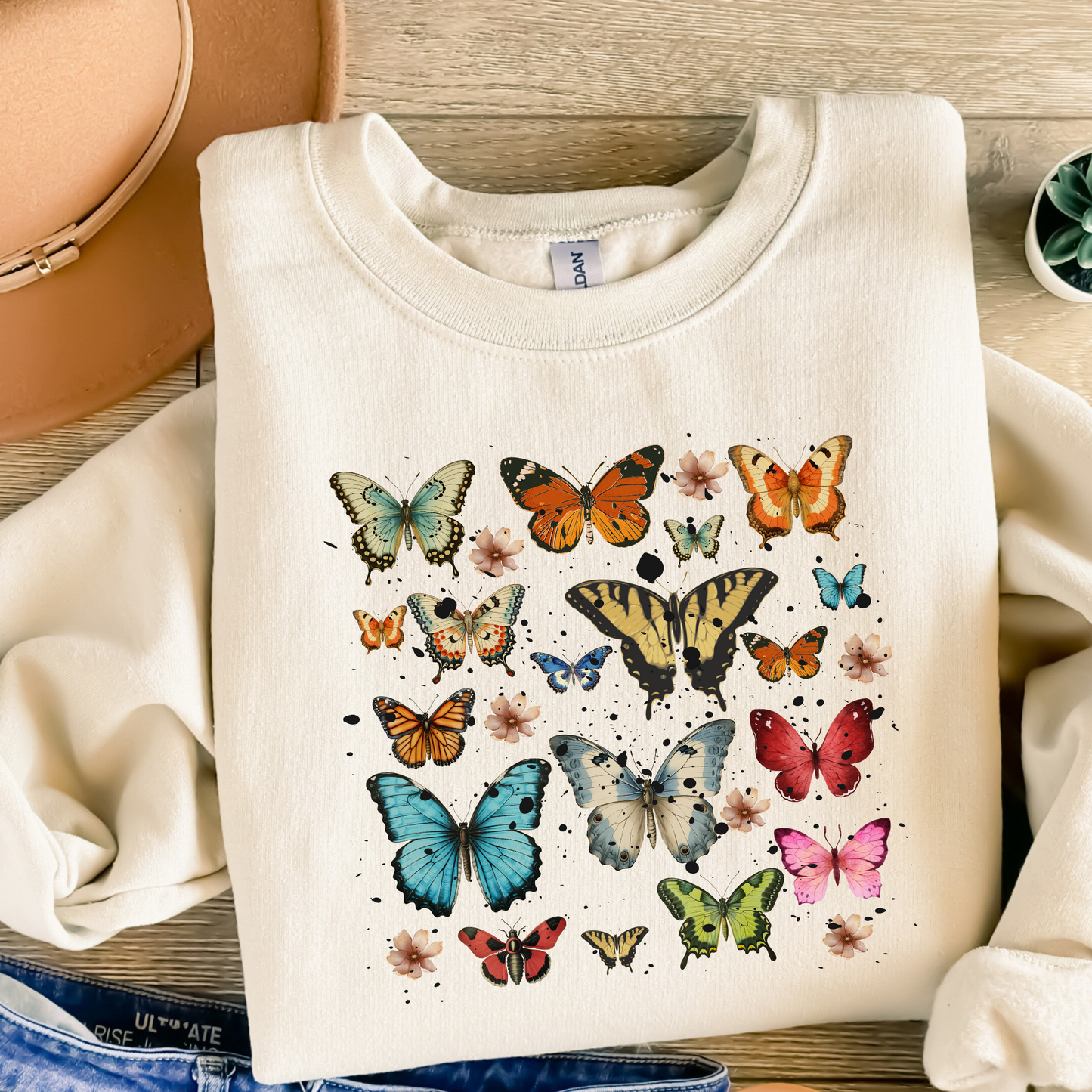 Vintage Butterfly Sweatshirt