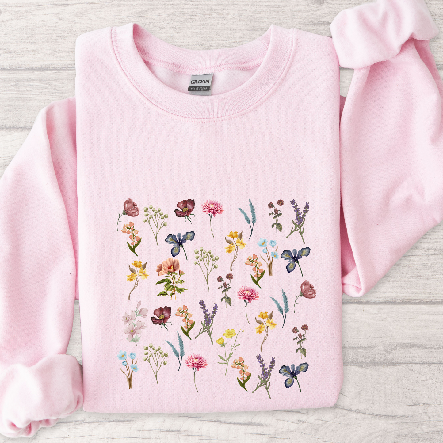 Vintage Pressed Flower Sweatshirt