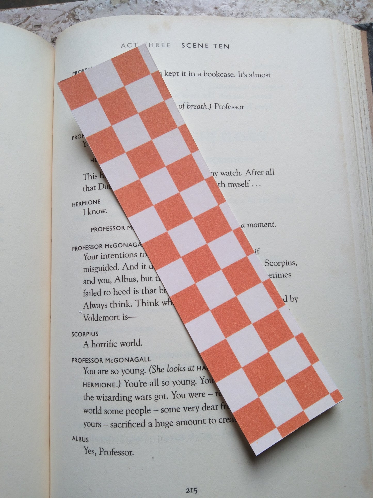 Retro Checkered Plaid Theme Bookmarks