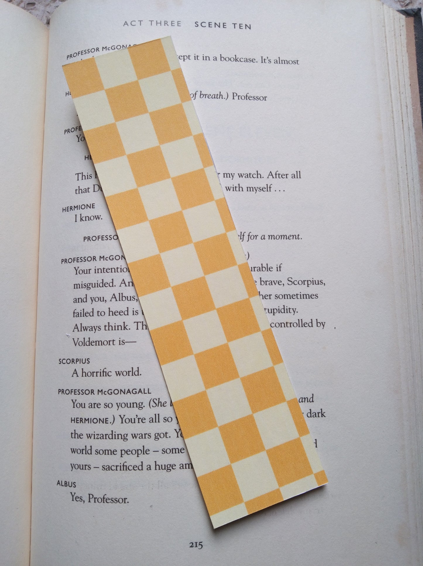 Retro Checkered Plaid Theme Bookmarks