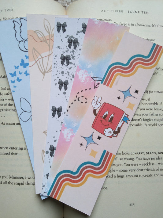 Aesthetic Cute Theme Bookmarks