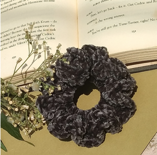 Black Velvet Scrunchie