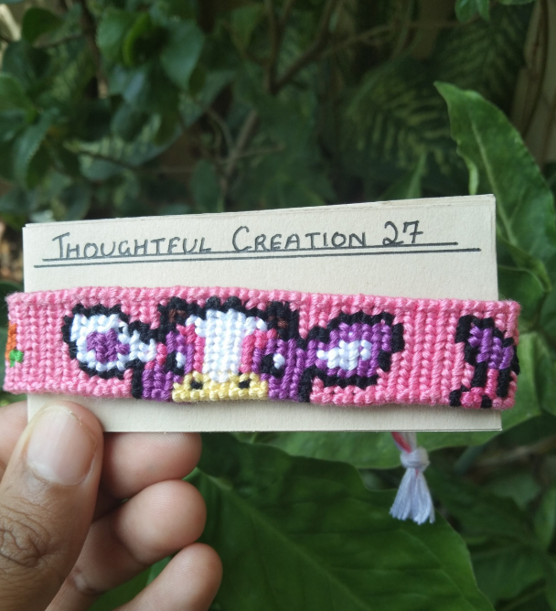 Pink Cow Bracelet