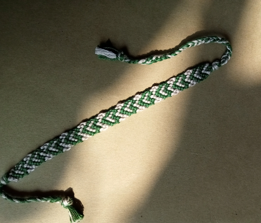 Green Heart Friendship Bracelet