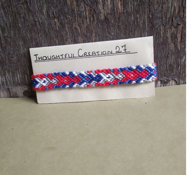 Red Gradient Friendship Bracelet