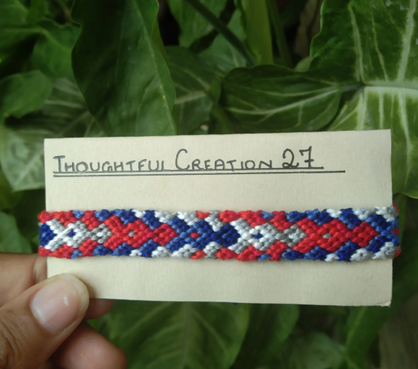 Red Gradient Friendship Bracelet